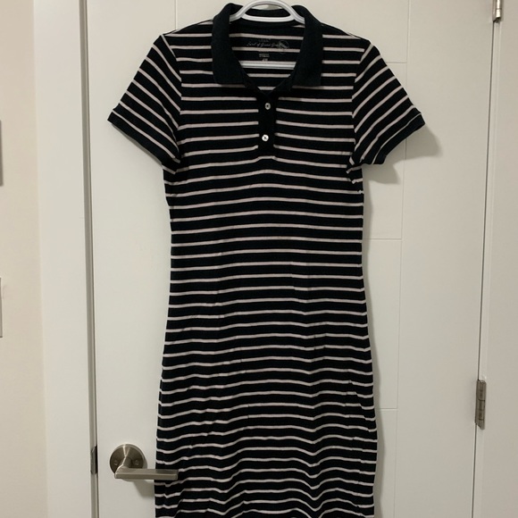 H&M Black and white striped collared dress - Picture 1 of 6